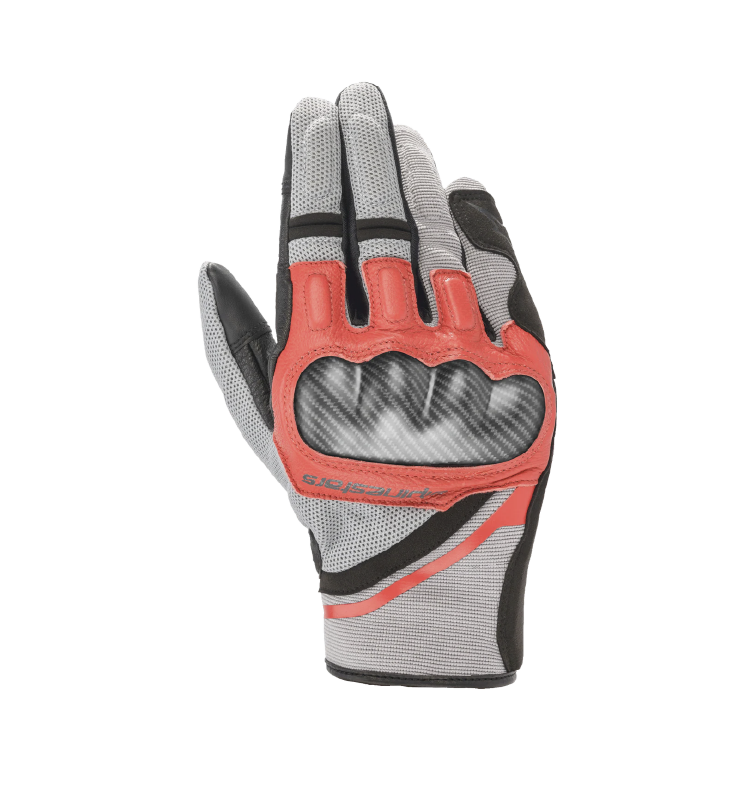 Guante Alpinestars CHROME Gris/Negro/Rojo