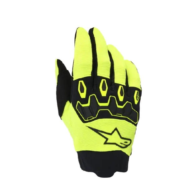 Guante Alpinestars MX YTH FBORE V2 YLW FLUO/Negro 3XS