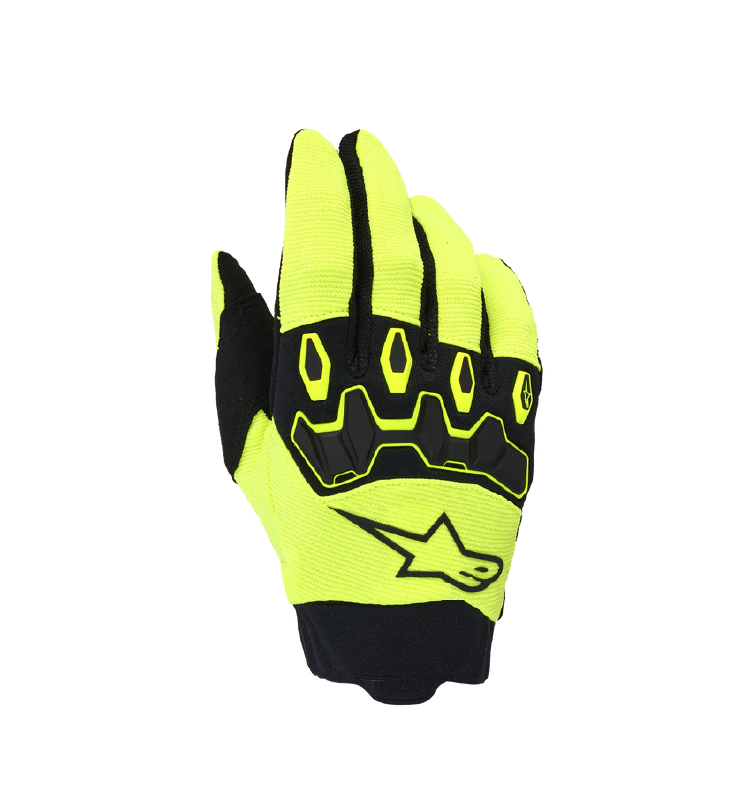 Guante Alpinestars MX YTH FBORE V2 YLW FLUO/Negro 3XS