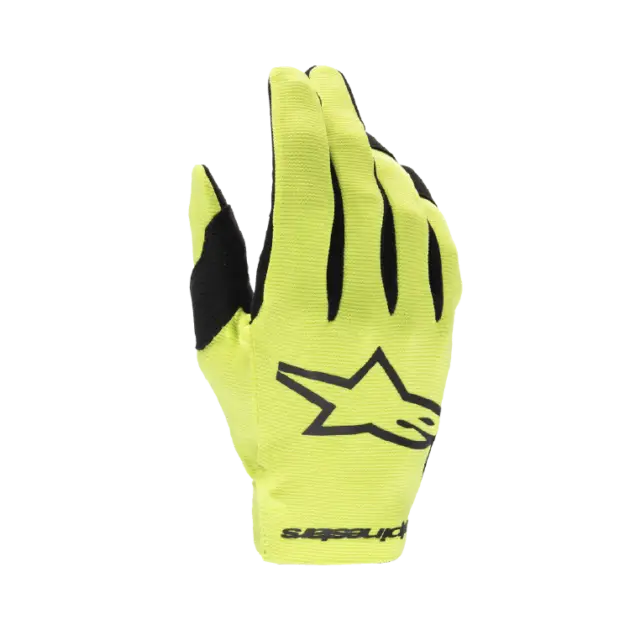 Guante Alpinestars YTH RADAR Amarillo/Negro 2XS