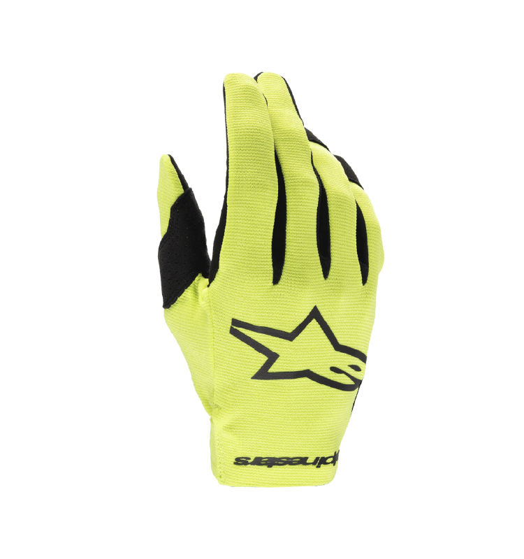 Guante Alpinestars YTH RADAR Amarillo/Negro 2XS