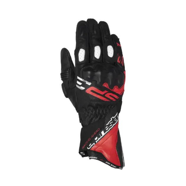 Guante Alpinestars SP-3 Negro/BRT Rojo/Blanco