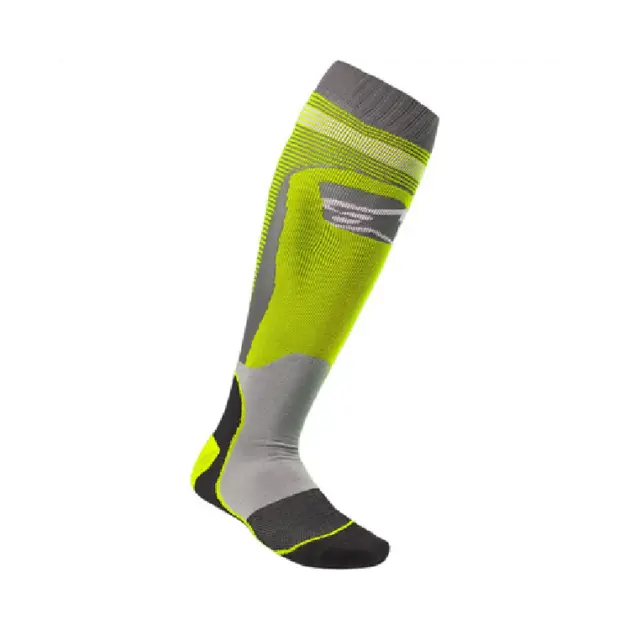 Medias Alpinestars MX PLUS1 Amarillo/Gris