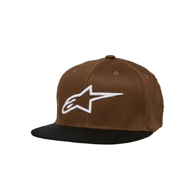 Gorra Alpinestars AGELSS FLAT Marrón/Negro LXL
