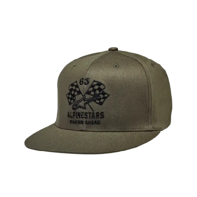 Gorra Alpinestars DBL CHK FB MIL/Negro