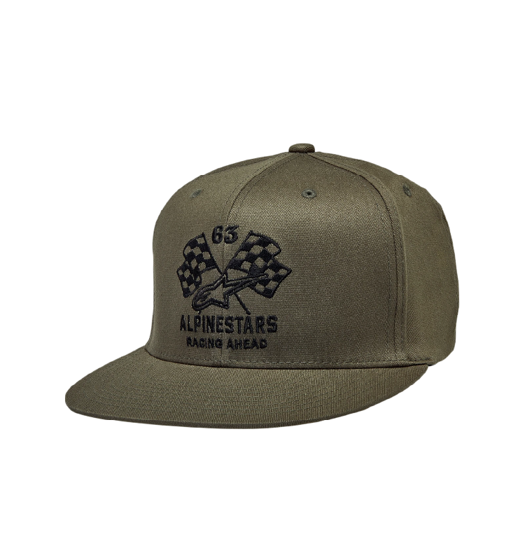 Gorra Alpinestars DBL CHK FB MIL/Negro
