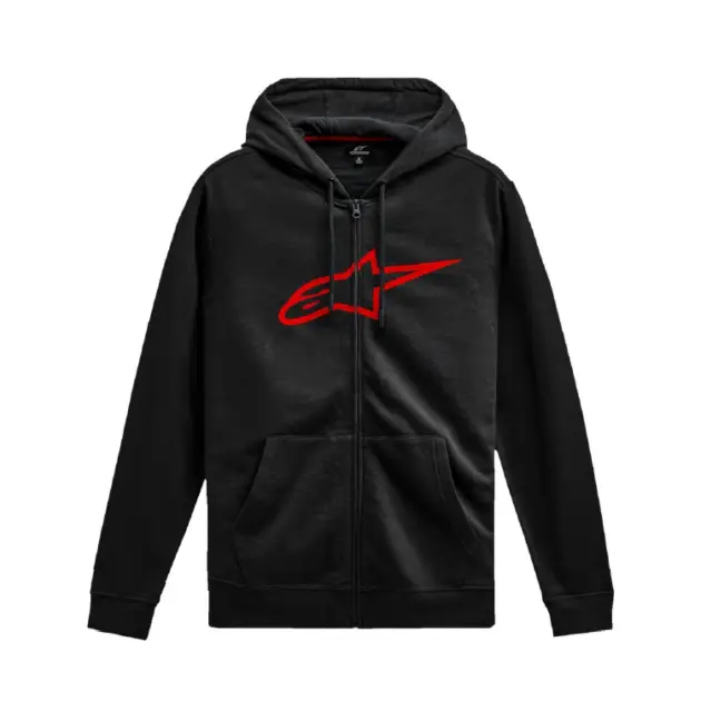 Buzo Alpinestars ZIP AGELESS V3 Negro/Rojo