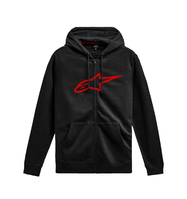 Buzo Alpinestars ZIP AGELESS V3 Negro/Rojo