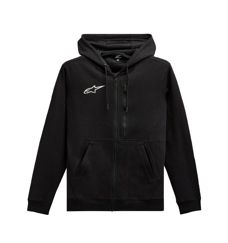 Buzo Alpinestars ZIP ASYM Negro