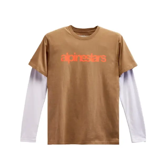Camiseta Alpinestars STACK Manga Larga SD/Rojo