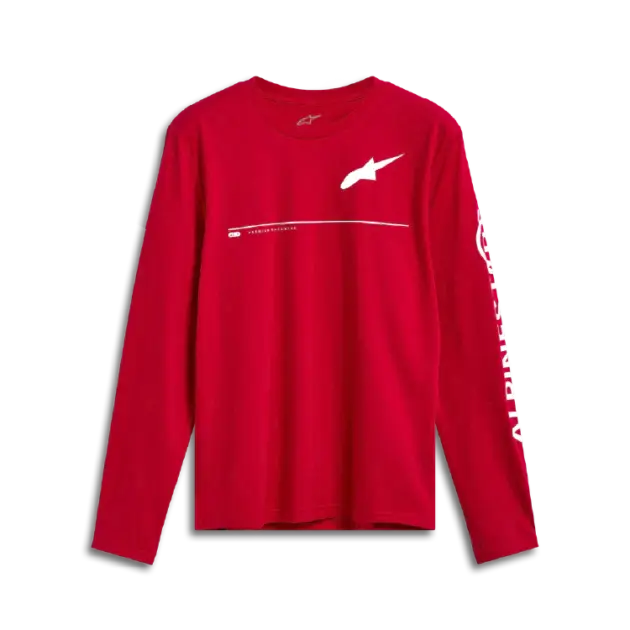 Camiseta Alpinestars Manga Larga CSF COMMITTED RED