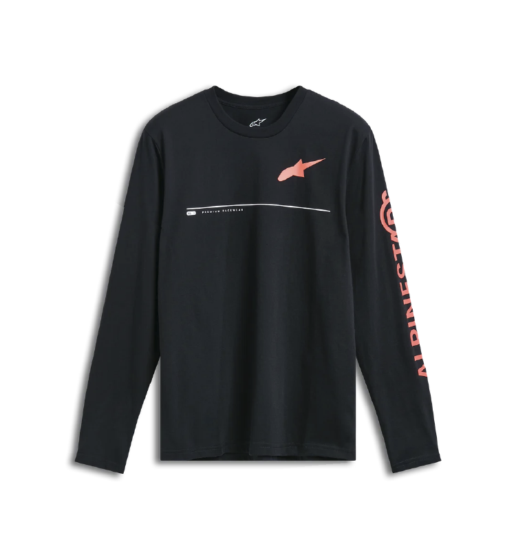 Camiseta Alpinestars Manga Larga CSF COMMITTED BLACK