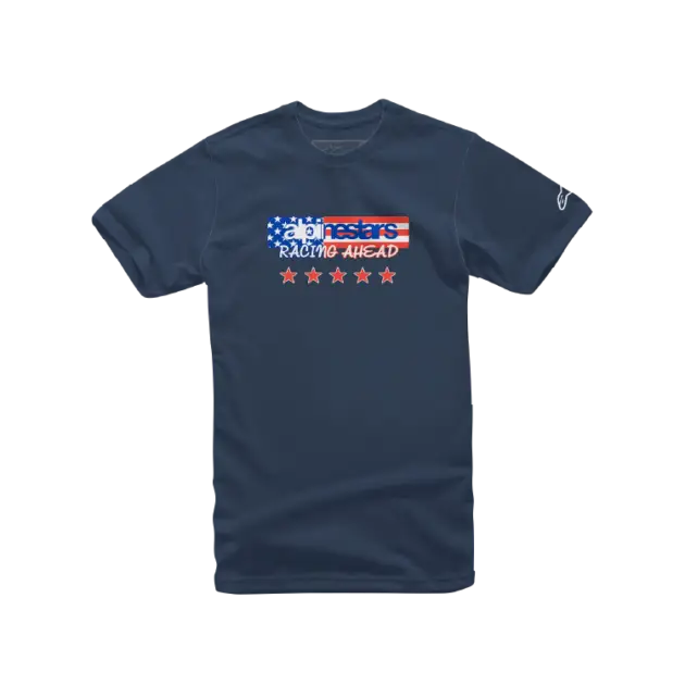 Camiseta Alpinestars USA AGAIN Azul Marino