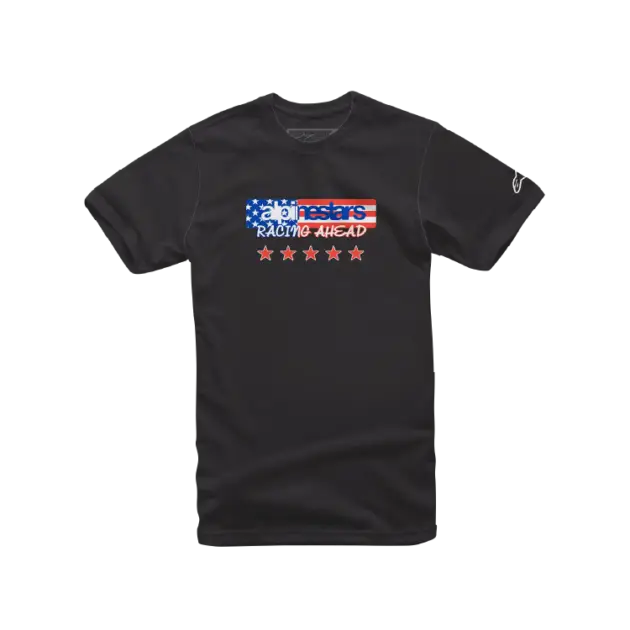 Camiseta Alpinestars USA AGAIN Negro
