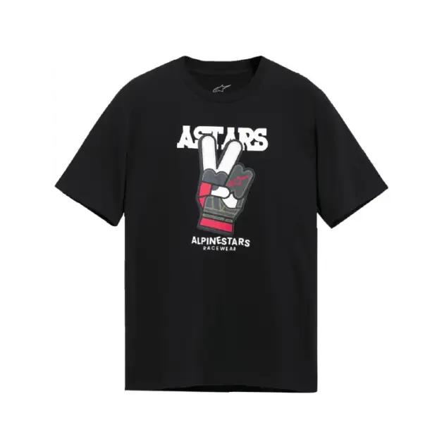 Camiseta Alpinestars Manga Corta CSF PEACEOUT Negro
