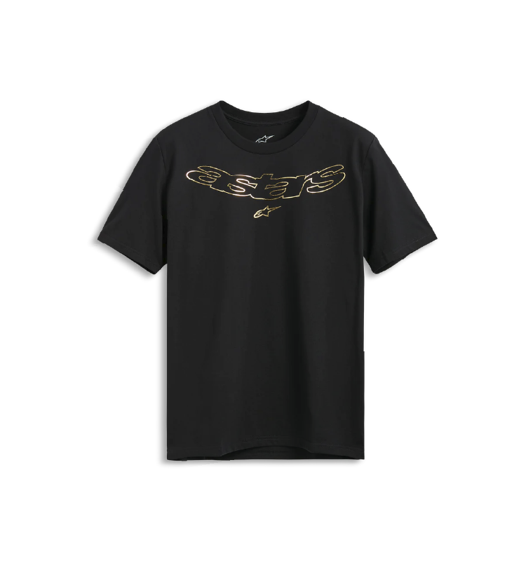 Camiseta Alpinestars Manga Corta CSF LUXO BLACK
