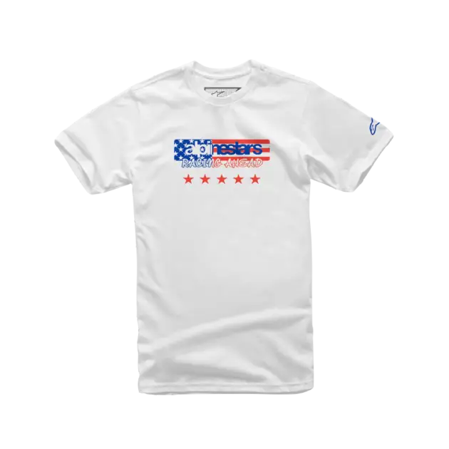 Camiseta Alpinestars USA AGAIN Blanco