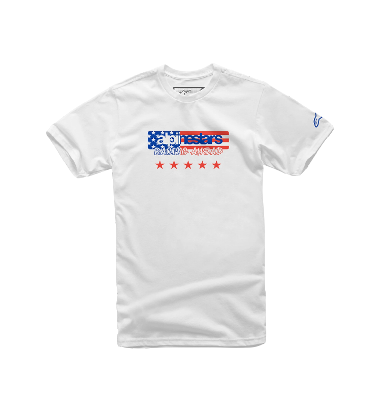 Camiseta Alpinestars USA AGAIN Blanco