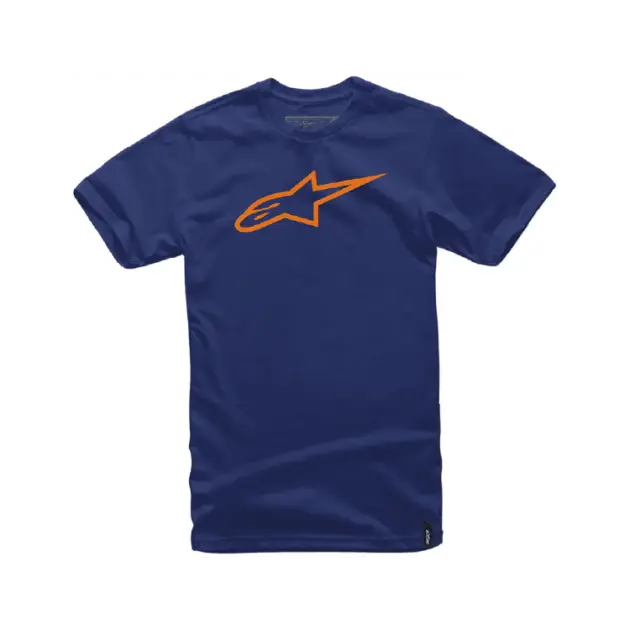Camiseta Alpinestars AGELESS Azul Marino/Naranja