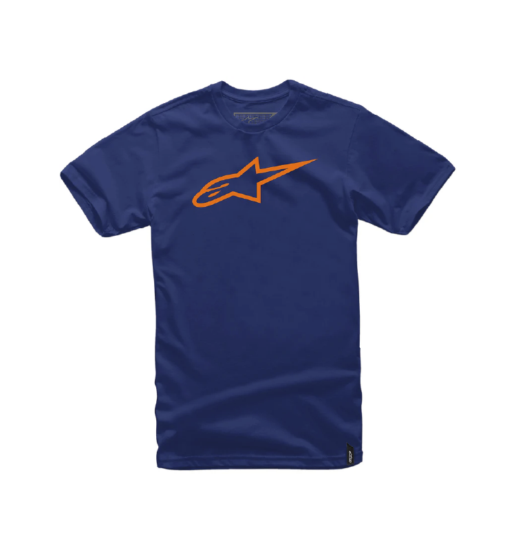 Camiseta Alpinestars AGELESS Azul Marino/Naranja