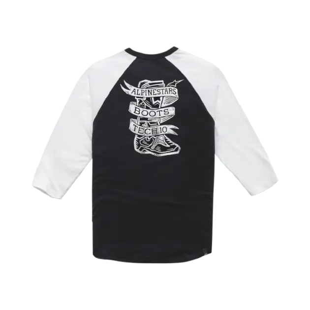 Camiseta Alpinestars BOOTED RGLN Negro/Blanco