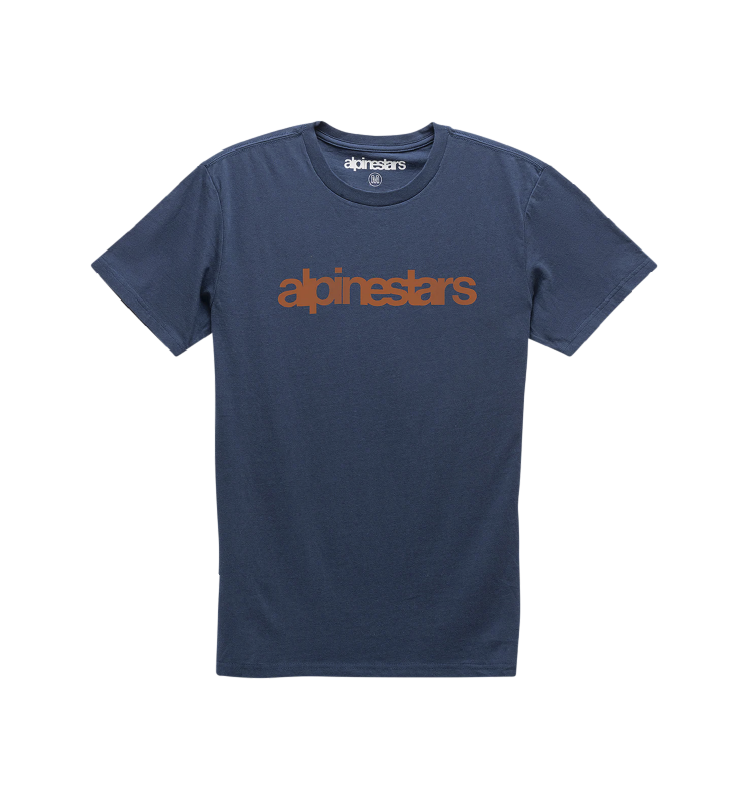Camiseta Alpinestars HWORD PREM Azul Marino/RED