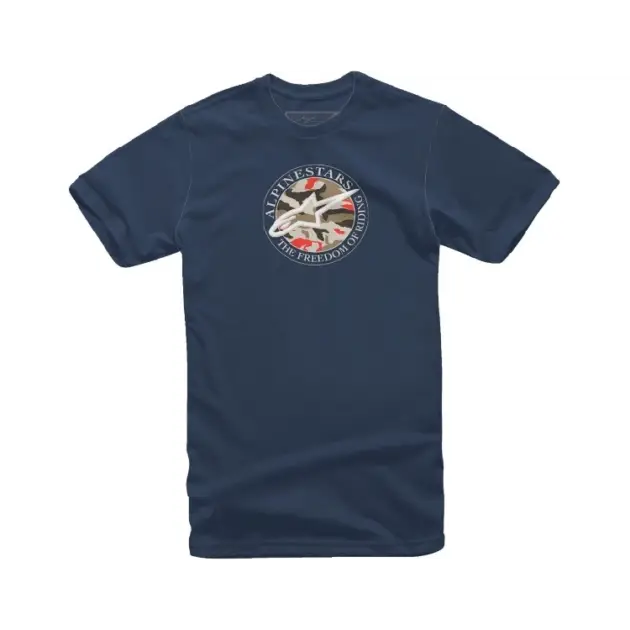 Camiseta Alpinestars DOT CAMO Azul Marino