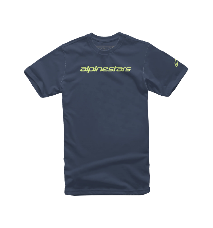 Camiseta Alpinestars LINEAR WORD NAVY