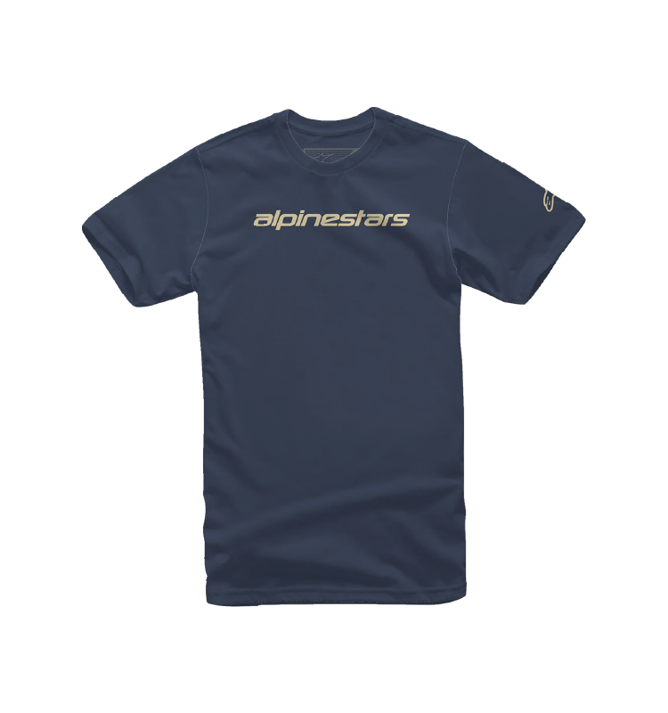 Camiseta Alpinestars LINEAR WORD NAVY