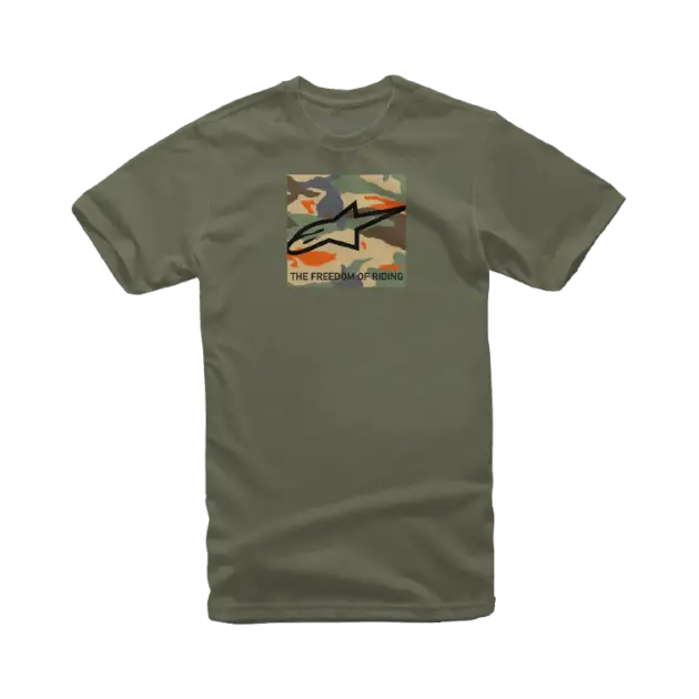Camiseta Alpinestars FREE CAMO MILITARY