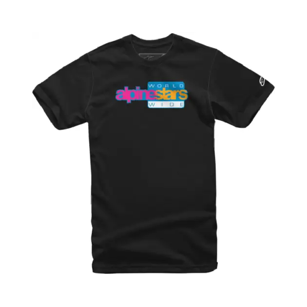 Camiseta Alpinestars WORLD WIDE BLACK