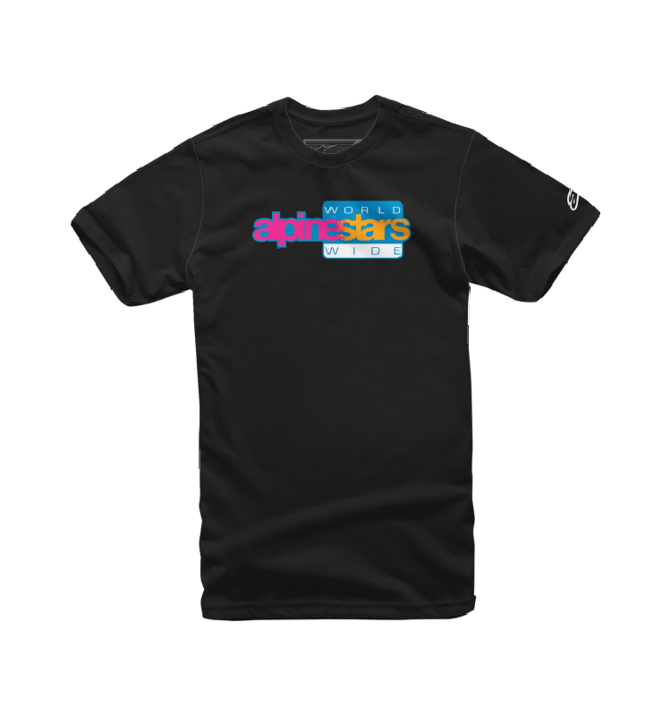 Camiseta Alpinestars WORLD WIDE BLACK
