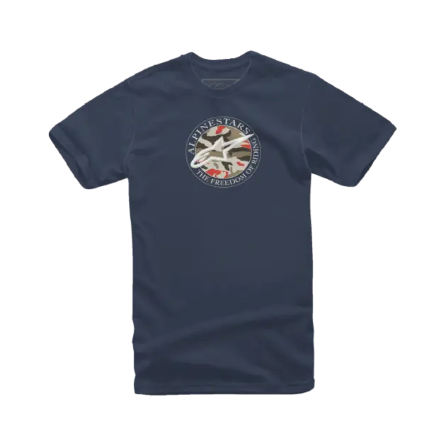 Camiseta Alpinestars DOT CAMO Azul Marino