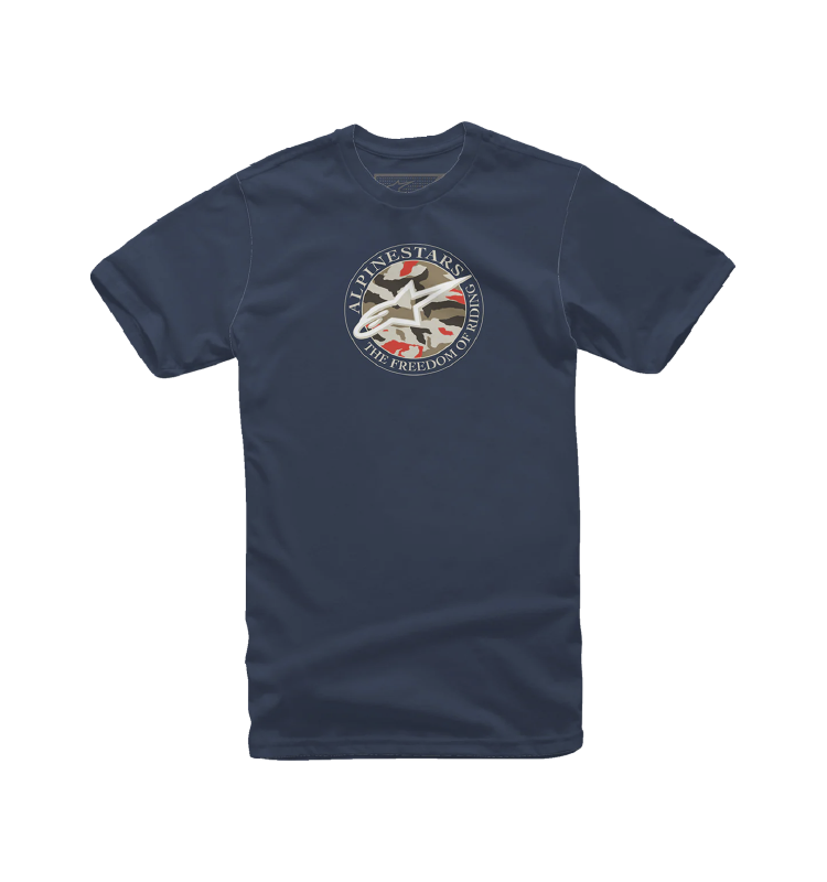 Camiseta Alpinestars DOT CAMO Azul Marino