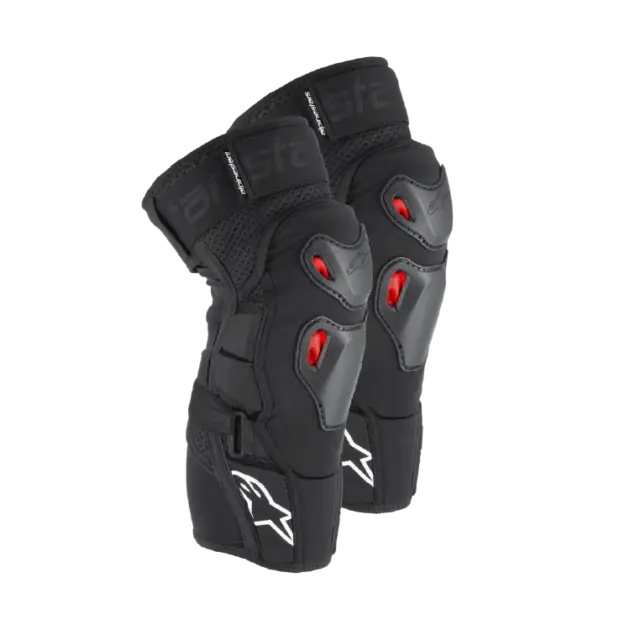 Protección Alpinestars BIO PRO PLSMA KNEE Negro/Rojo/Blanco