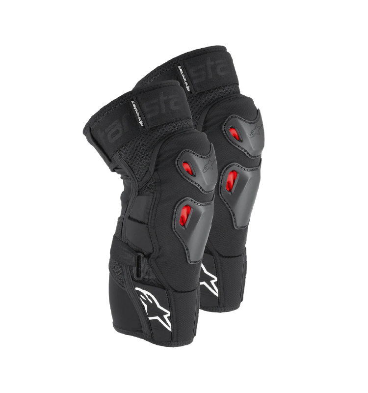 Protección Alpinestars BIO PRO PLSMA KNEE Negro/Rojo/Blanco