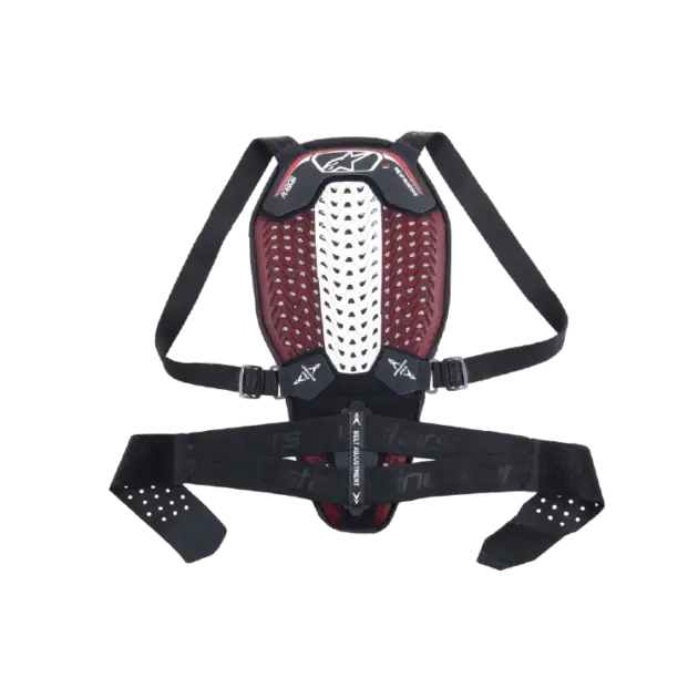 Pieza Alpinestars BACK PROTECT NUCLEON PLSMA Negro/Blanco/Rojo