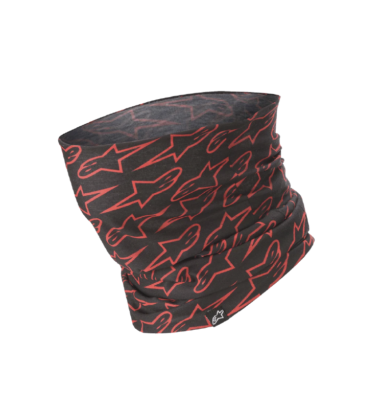Pieza Alpinestars NECKTUBE ASTARS Negro/Rojo