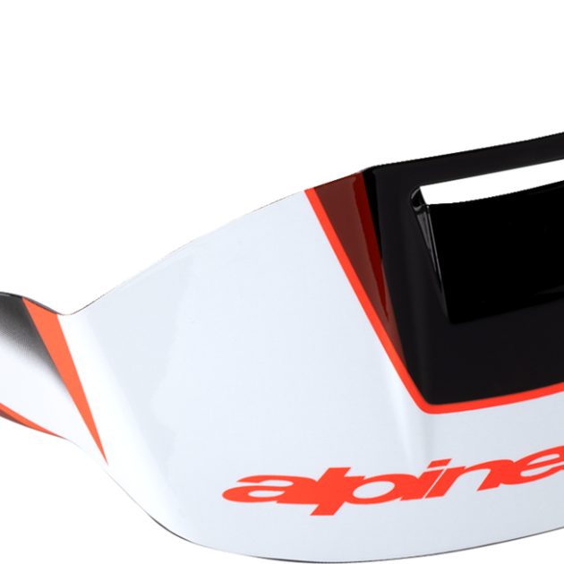 Pieza Alpinestars S-R10 TEAM STANDARD SPOILER - Negro/Rojo/Blanco