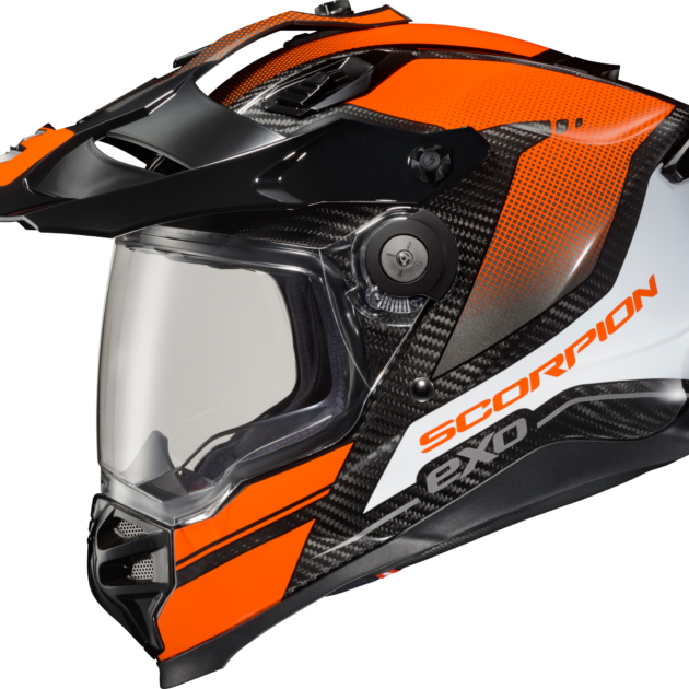 Scorpion XT9000 CARBON FULL-FACE Casco Brillante Negro