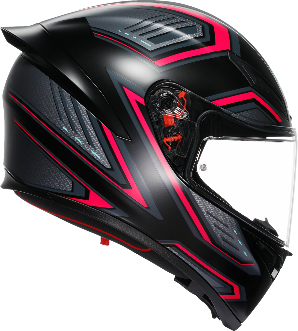 AGV Casco K1S SLING Mate Negro/Rosado