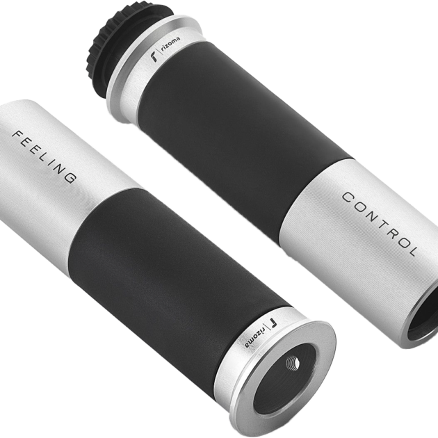 Grips 22mm Plateado
