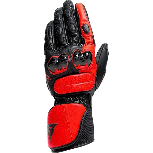 Dainese Impeto Guantes Negro/Lava-Rojo - L