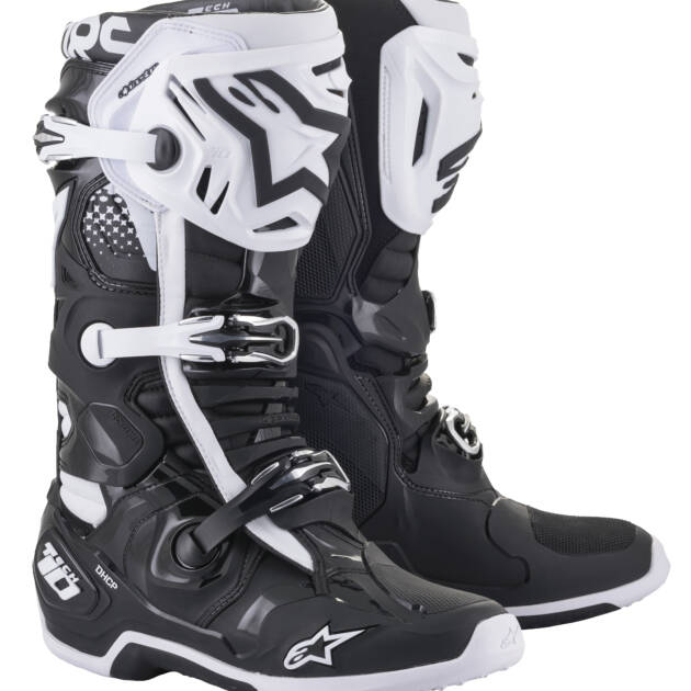 Bota Alpinestars TECH 10 BLACK/WHITE SZ