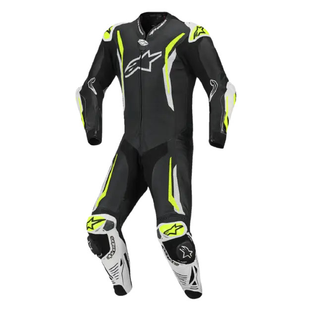 Monotraje Alpinestars GP TECH V5 Negro/Blanco/Amarillo FLUO
