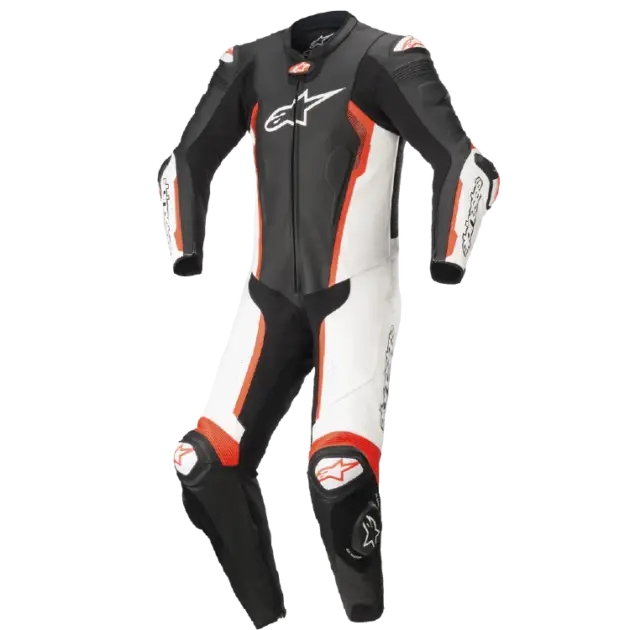 Monotraje Alpinestars MIS V2 1P Negro/Blanco/Rojo