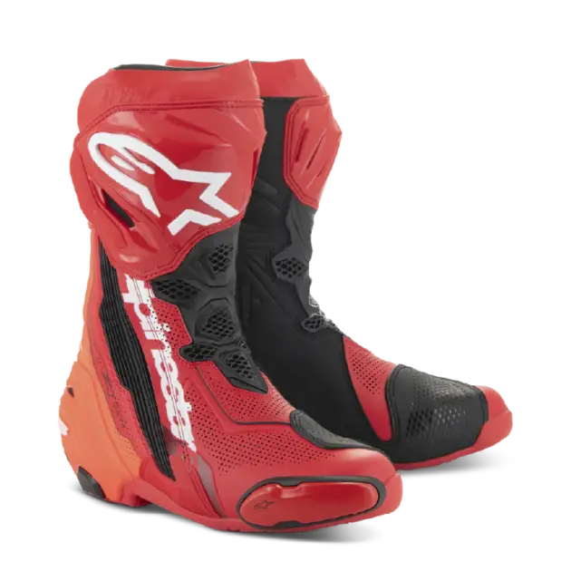 Bota Alpinestars SUPERTECH Rojo Ventilado Rojo