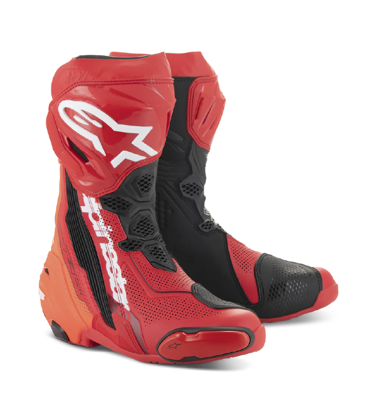 Bota Alpinestars SUPERTECH Rojo Ventilado Rojo