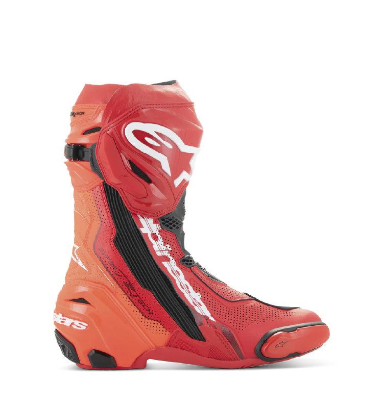 Bota Alpinestars SUPERTECH Rojo Ventilado Rojo - Image 3