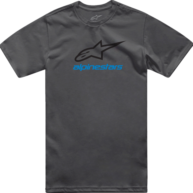 Camiseta Alpinestars Manga Corta CSF ALWAYS 2.0 CHAR/Negro/Azul